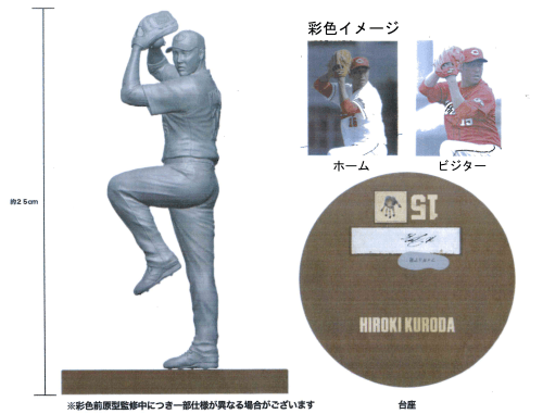 元カープ黒田博樹氏のオリジナルグッズが背番号15日に毎月発売